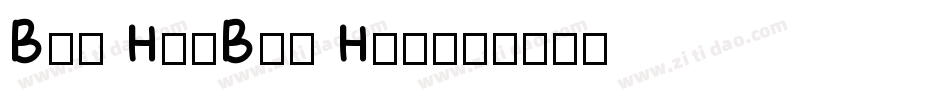 Big HamBig Ham字体转换